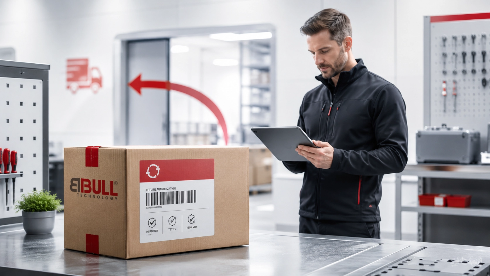 Rücksendung eines Pakets